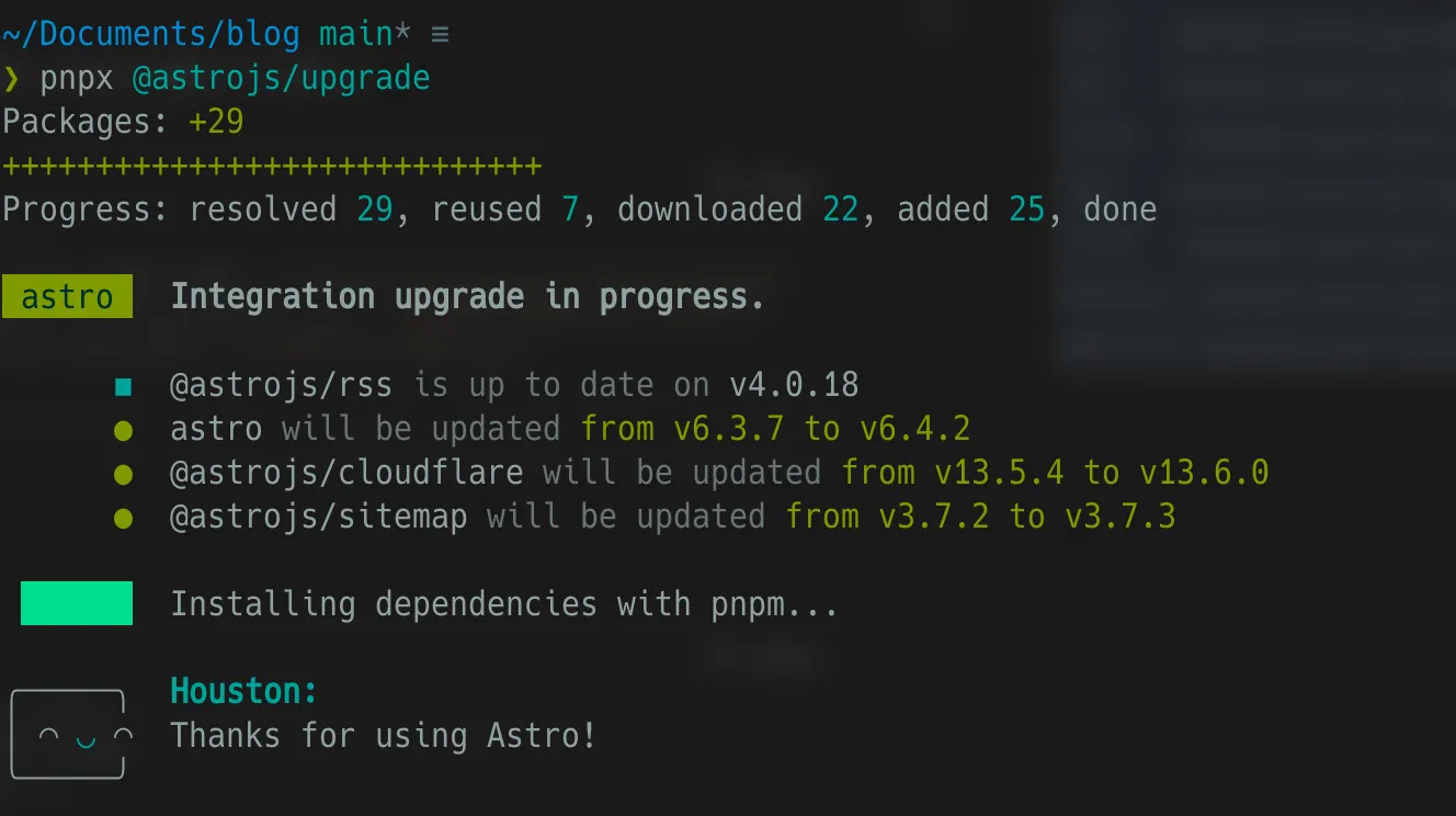 CLI Tool実行結果